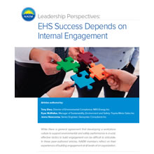 Report - Leadership Perspectives: EHS Success Depends on Internal Engagement