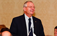 Product Stewardship Image of Woman Speaking at Conference