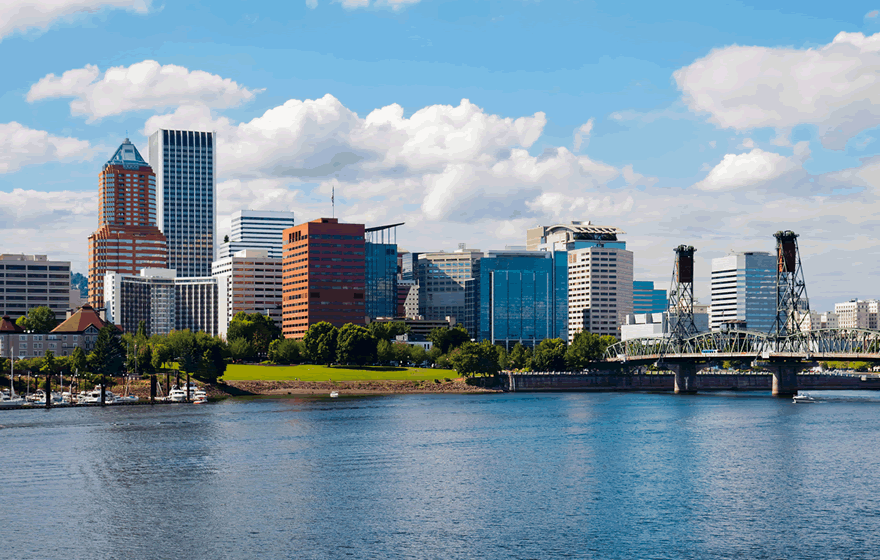 Portland Oregon Skyline